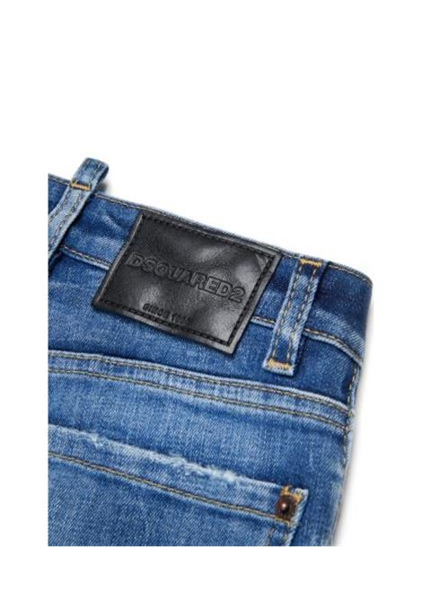 Jeans dritti a vita media DSQUARED2 JUNIOR | DQ0501 D0AAKDQ01